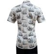 Prints White Shirt : Ditto