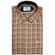 Checks Brown Shirt : Ditto