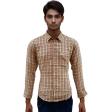 Checks Brown Shirt : Ditto
