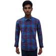 Checks Blue Shirt : Ditto