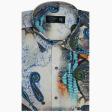 Print Blue Shirt : Ditto