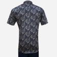 Print Brown Shirt : Ditto