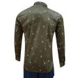 Print Olive Shirt : Party