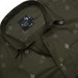Print Olive Shirt : Party