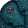 Print Blue Shirt : Party