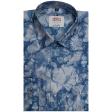 Print Blue Shirt : Ditto