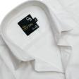 Self Design White Shirt : Business