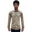 Print Mustard Shirt : Slim