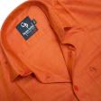 Plain Rust Shirt : Business