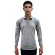 Plain Light Gray Shirt : Business