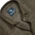Plain Brown Shirt : Business