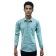 Plain Light Green Shirt : Business