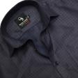 Checks Dark Gray Shirt : Business