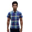 Checks Blue Shirt : Ditto