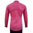 Self Design Pink Shirt : Ditto