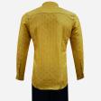 Self Design Yellow Shirt : Ditto