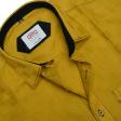 Self Design Yellow Shirt : Ditto
