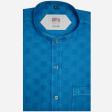 Self Design Blue Shirt : Ditto