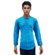 Self Design Blue Shirt : Ditto