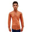 Self Design Orange Shirt : Ditto