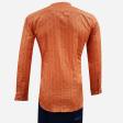 Self Design Orange Shirt : Ditto