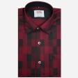 Checks Maroon Shirt : Ditto