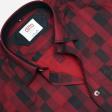 Checks Maroon Shirt : Ditto