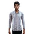 Stripes Blue Shirt : Business