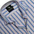 Stripes Blue Shirt : Business