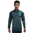 Stripes Light Green Shirt : Business