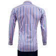 Stripes Dark Blue Shirt : Business