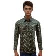 Print Green Shirt : Party