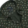 Print Green Shirt : Party