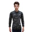 Print Gray Shirt : Party
