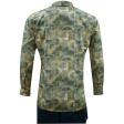 Print Green Shirt : Party