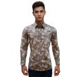 Print Rust Shirt : Party