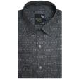 Print Black Shirt : Party