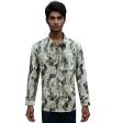 Print Cream Shirt : Party