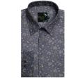 Print Brown Shirt : Party