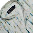 Print Blue Shirt : Party