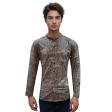Print Gray Shirt : Party