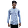 Plain Light Blue Shirt : Party