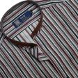 Combination Brown Shirt : Party