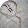 Self Design White Shirt : Slim