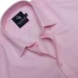 Self Design Pink Shirt : Business