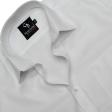 Self Design White Shirt : Business