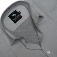 Self Design Gray Shirt : Business
