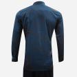 Print Dark Blue Shirt : Party