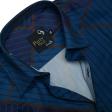 Print Dark Blue Shirt : Party