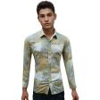 Print Green Shirt : Party